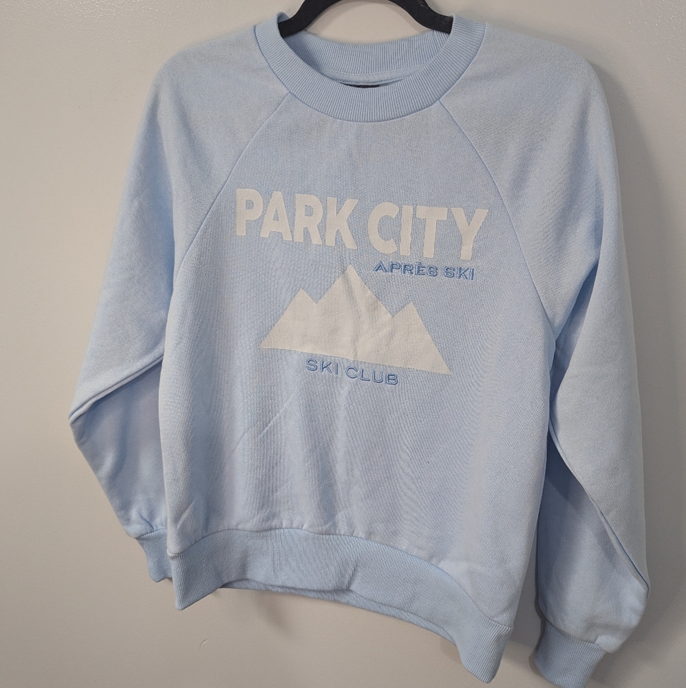 Light Blue Park City Sweatshirt Xs